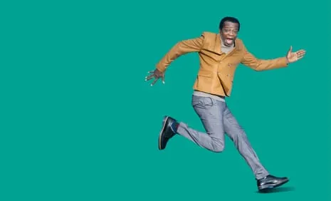 Standup Star Stephen K Amos: ‘My Feet Are a Disaster’ Plus They’re Connected on the Most Gaunt Legs You’ve Ever Seen.